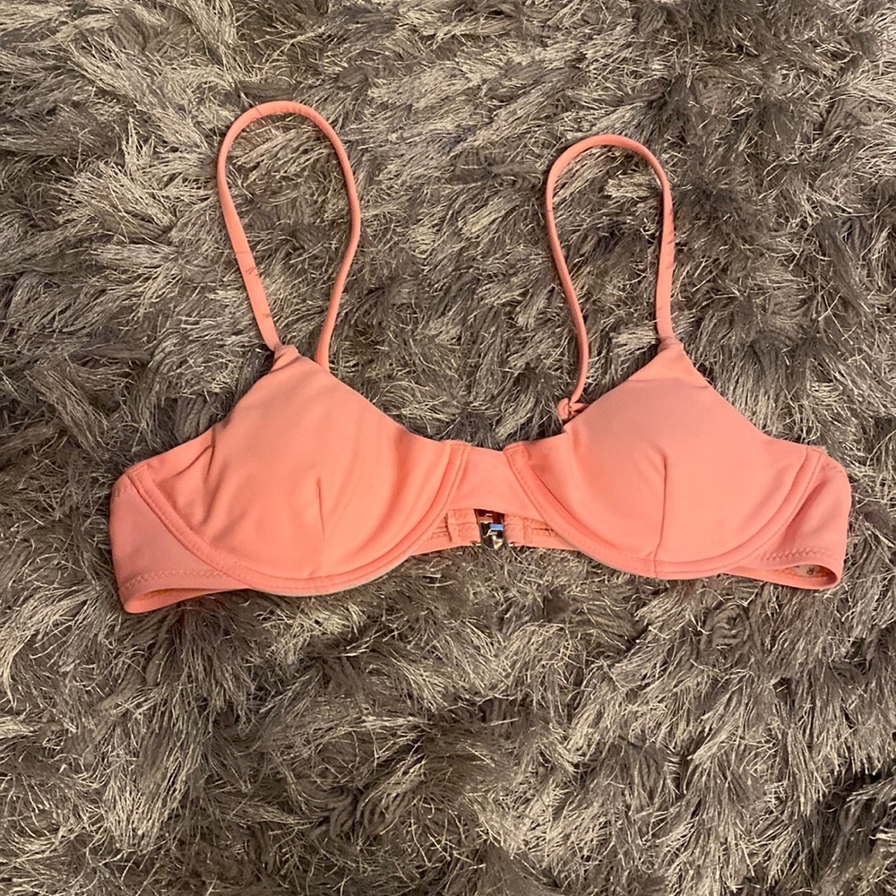 Zaful coral bathing suit top